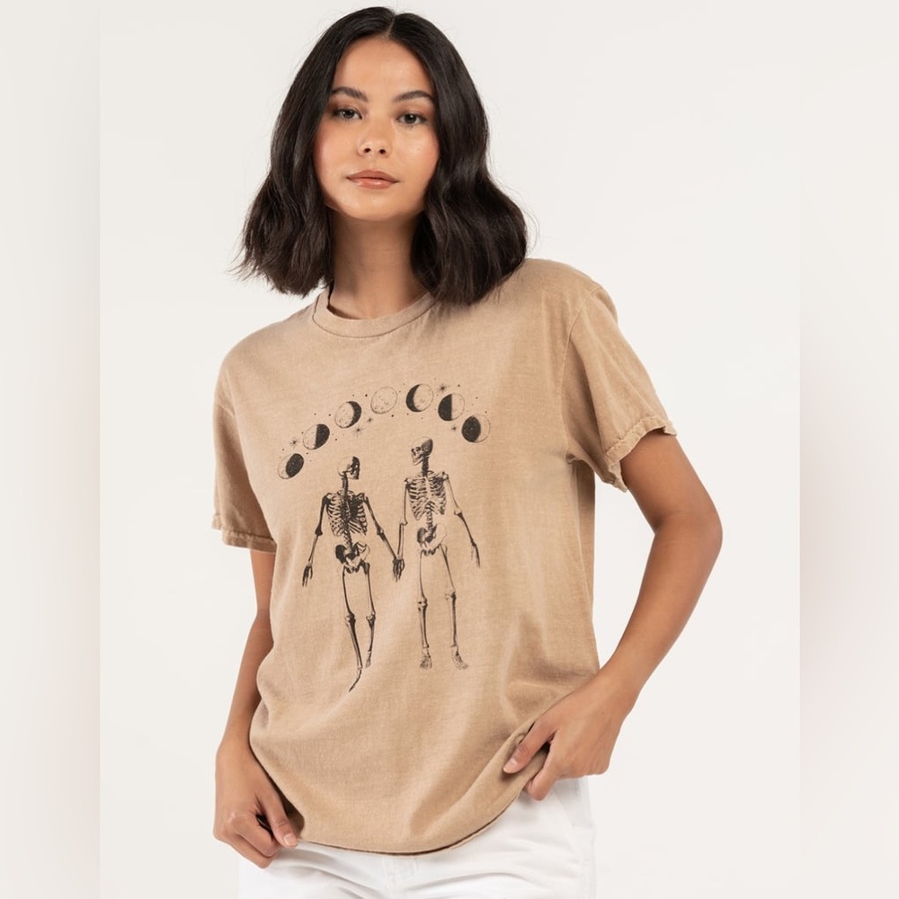 Full Tilt Cosmic Skeleton Oversized Tee